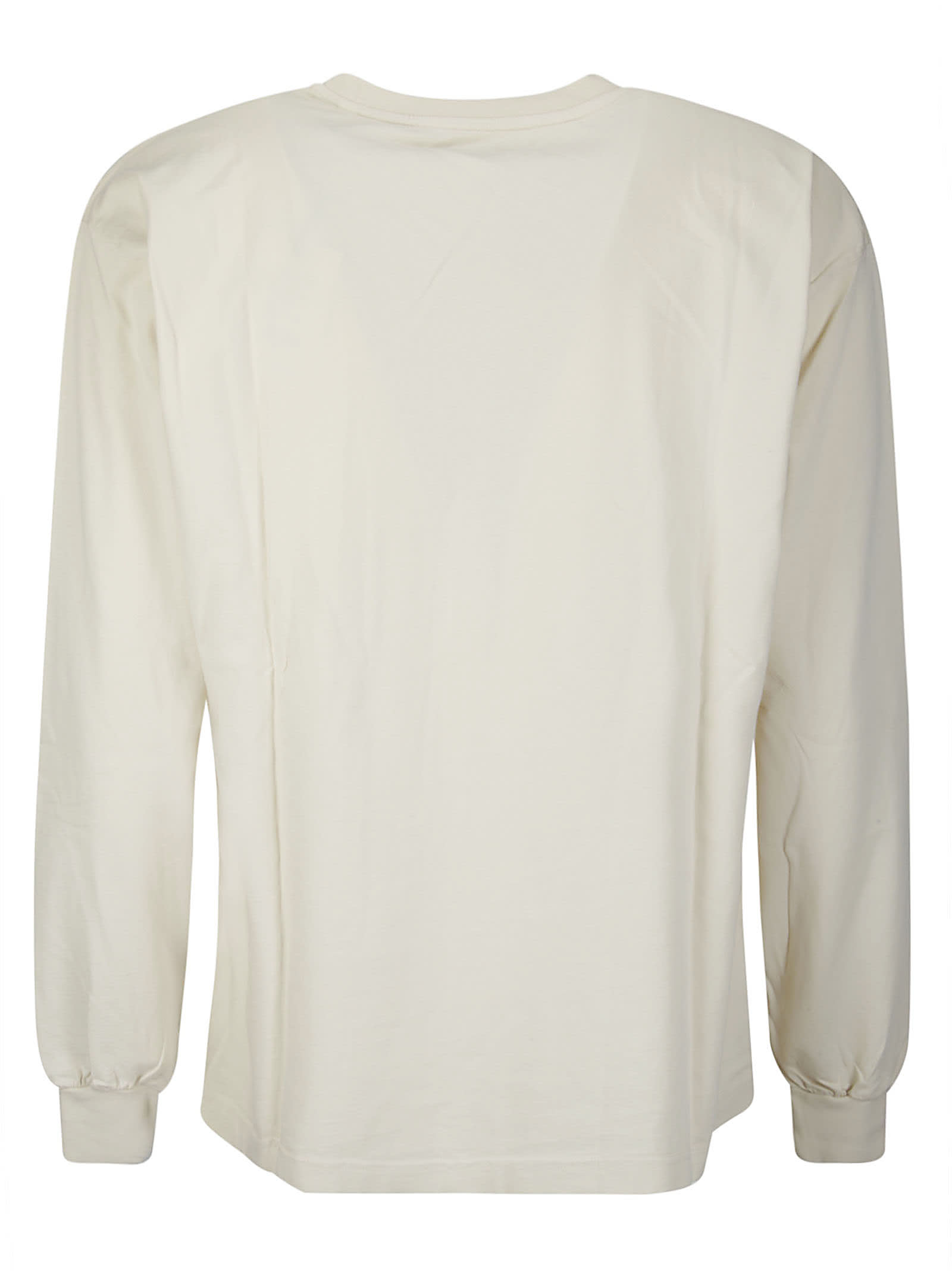 Shop Colorful Standard Oversized Organic Ls T-shirt In Ivorywhite