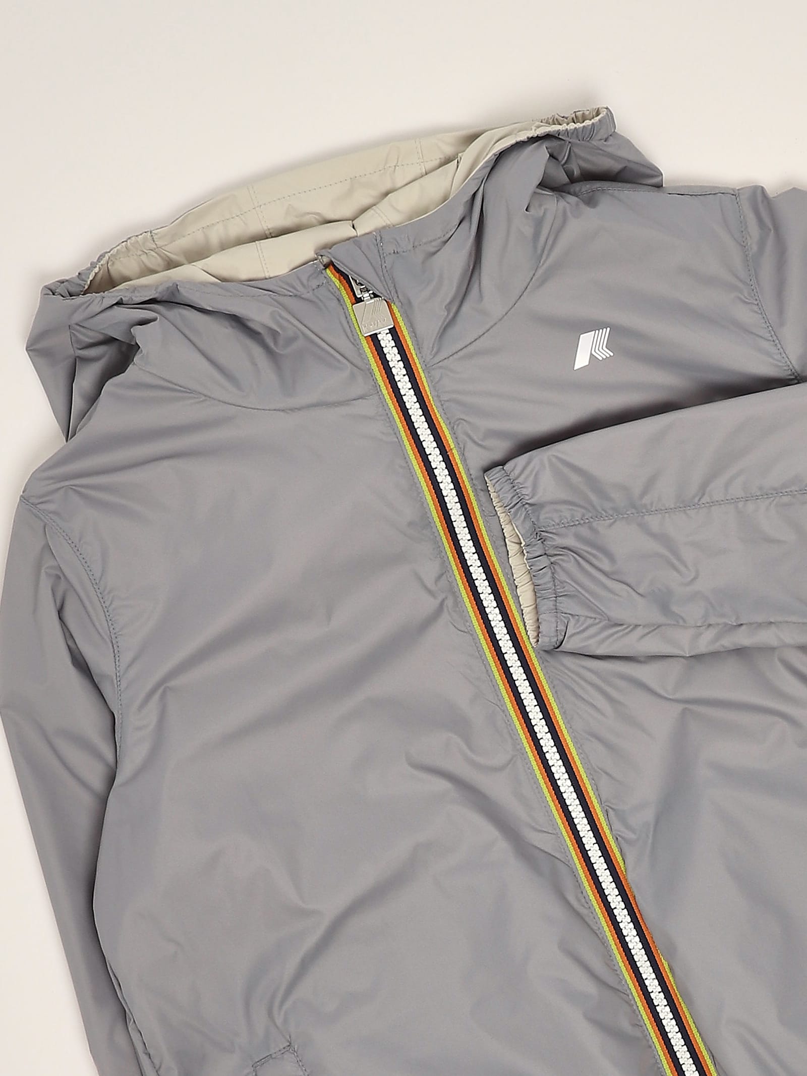 K-way Jack Plus Double Jacket In Gray