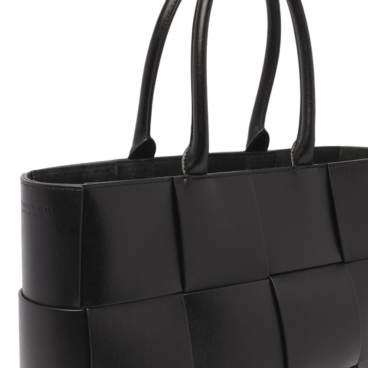 Shop Bottega Veneta Arco Tote Bag In Black