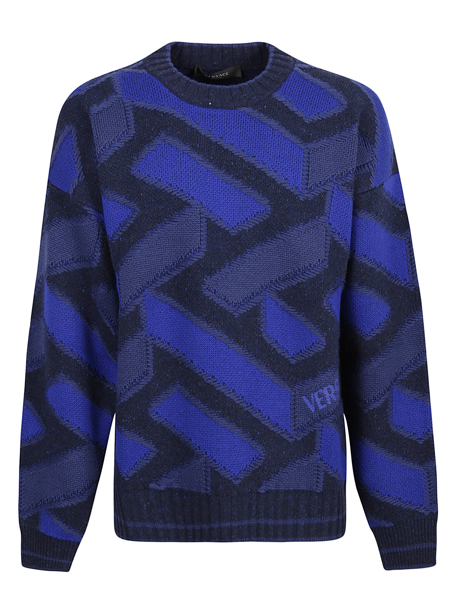 Versace Knit Serie Jacquard Sweater