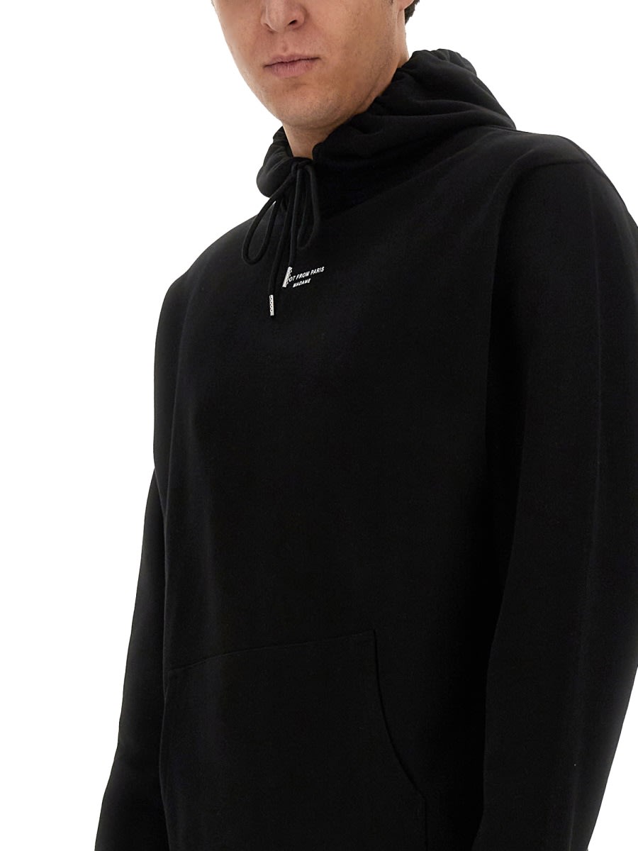 Shop Drôle De Monsieur Hoodie In Black