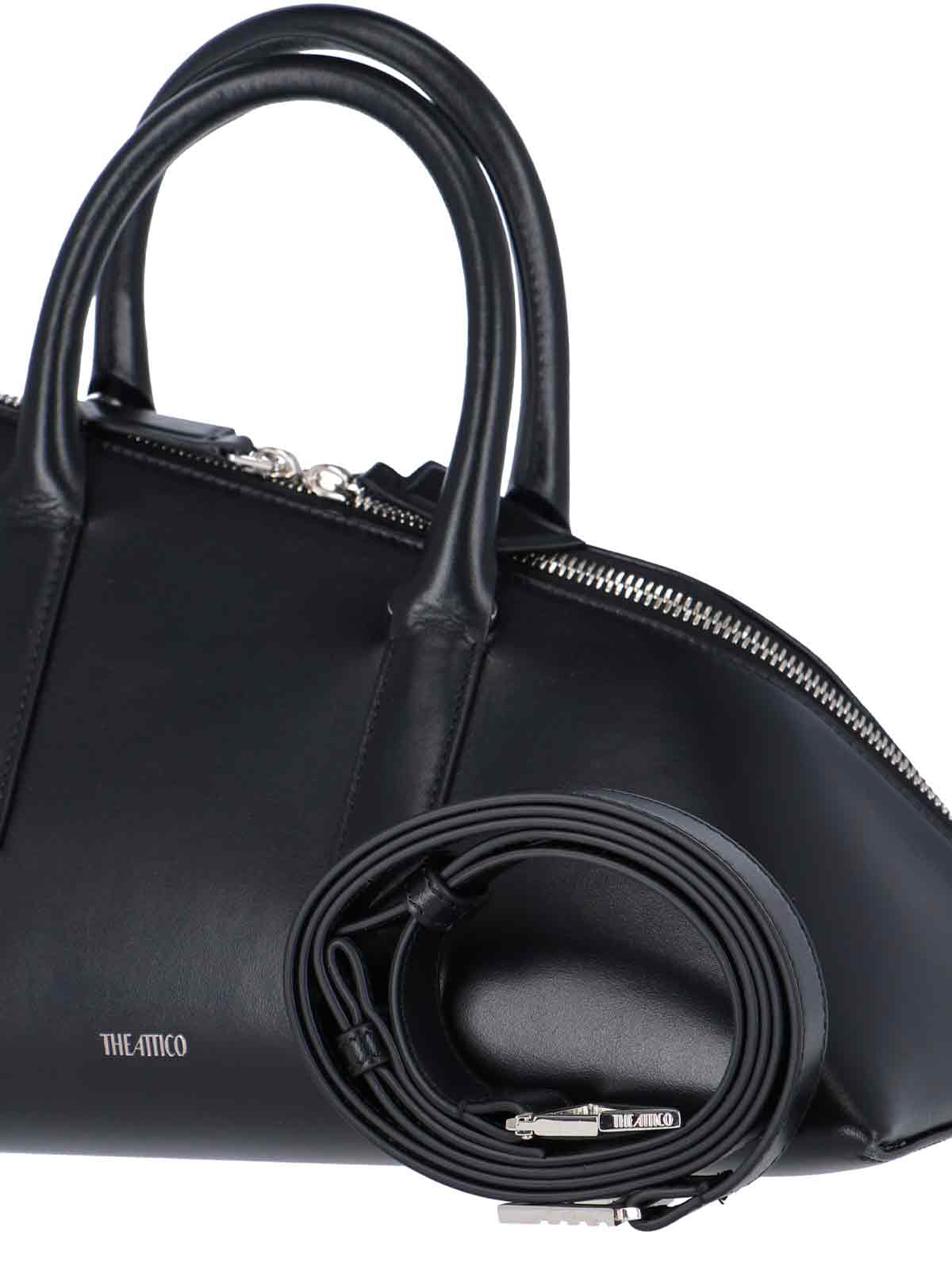 Shop Attico 24h Hand Bag In Black