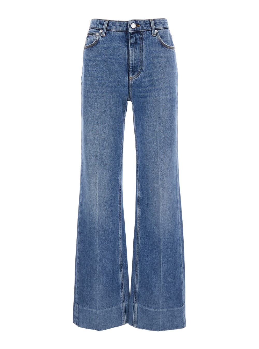 Dolce & Gabbana Pantalone 5 Tasche In Blue