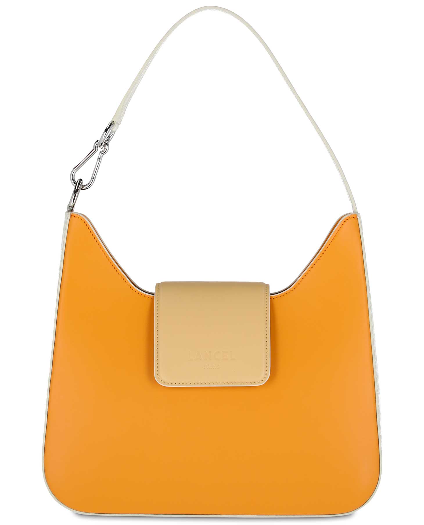 Lancel Orange Sixtine De Lancel Hobo Bag | Smart Closet