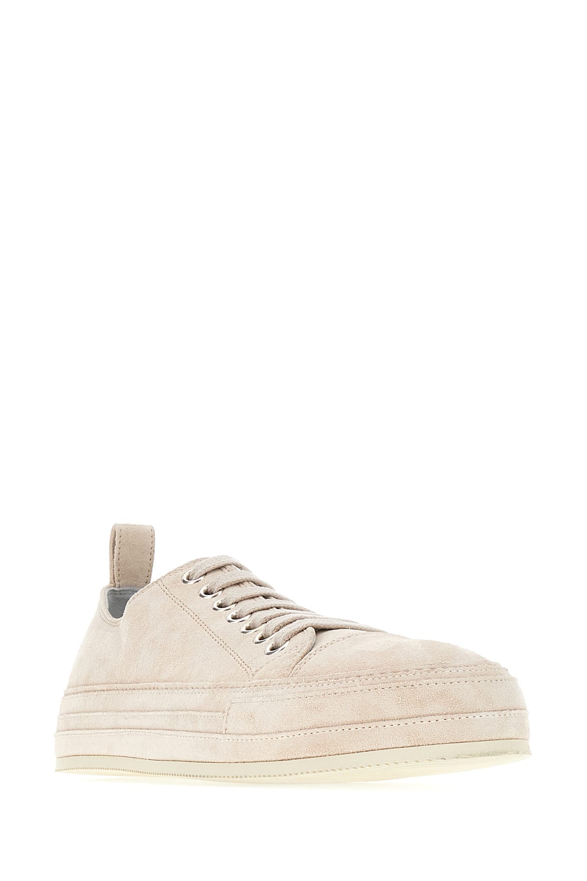 Ann Demeulemeester Gert Leather Low-top Sneakers In 002