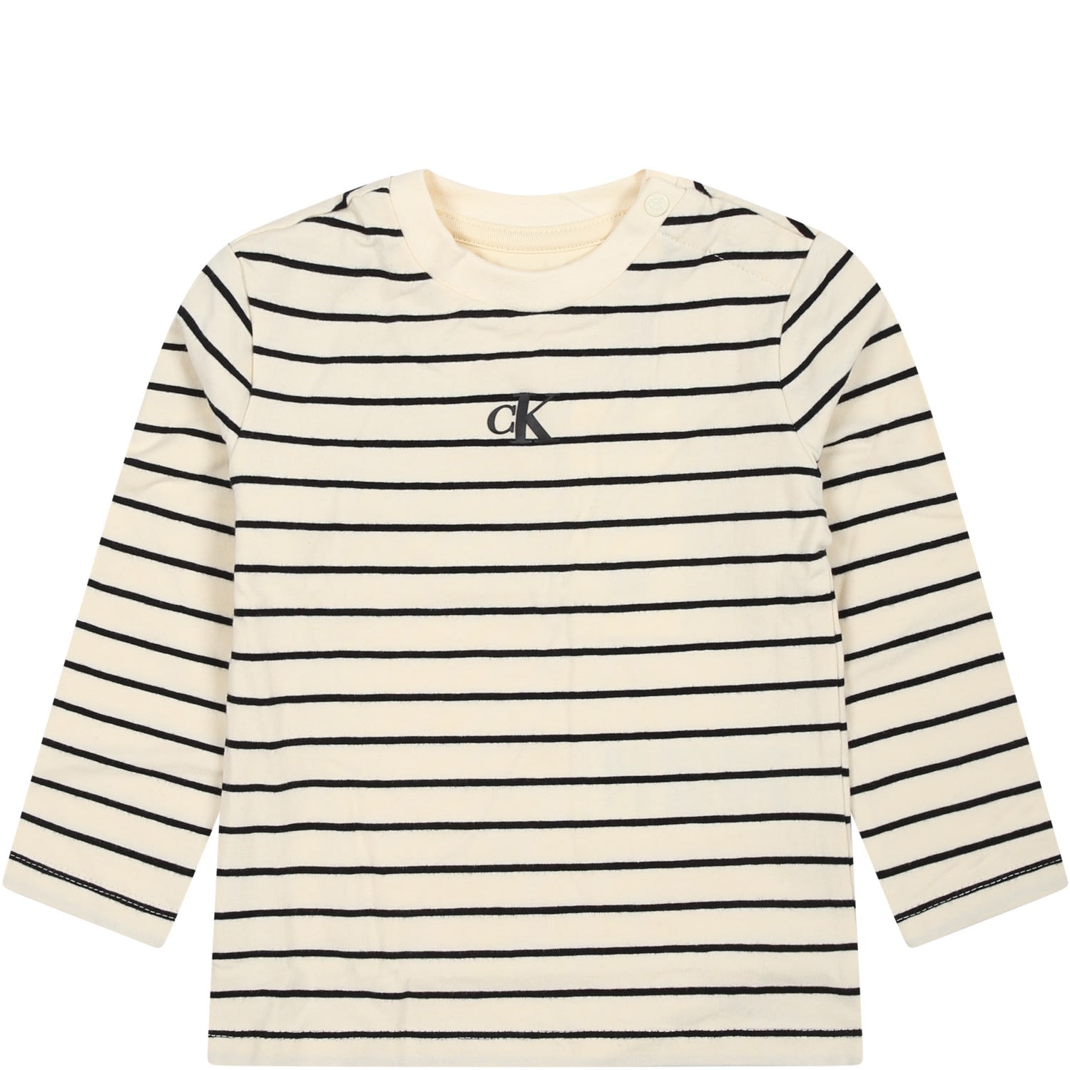 Calvin Klein Multicolor T-shirt For Baby Kids With Logo