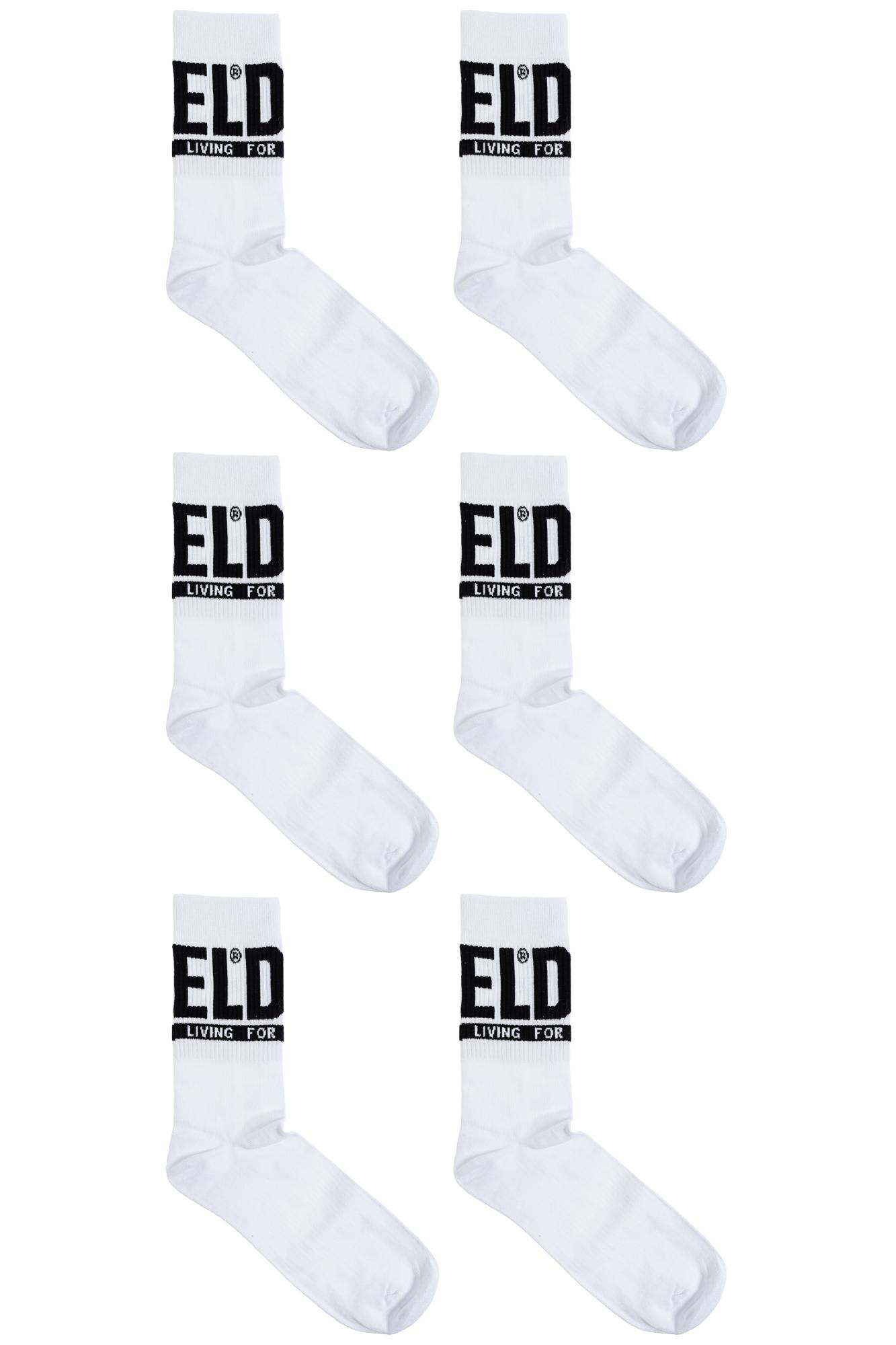 Diesel Three-pack Socks Skm-ray-threepack In White