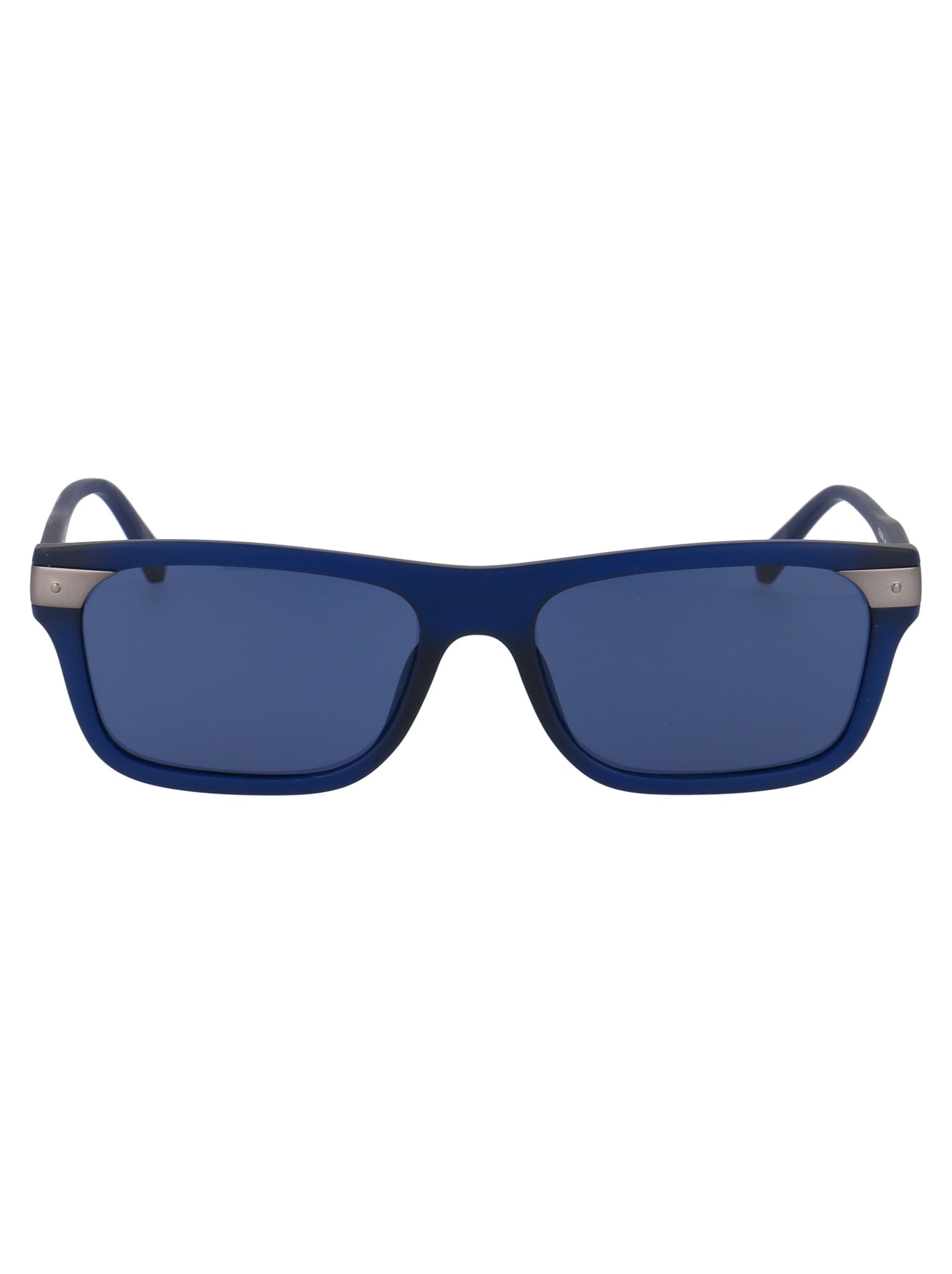Shop Calvin Klein Jeans Est.1978 Ckj20504s Sunglasses In 400 Matte Crystal Blue