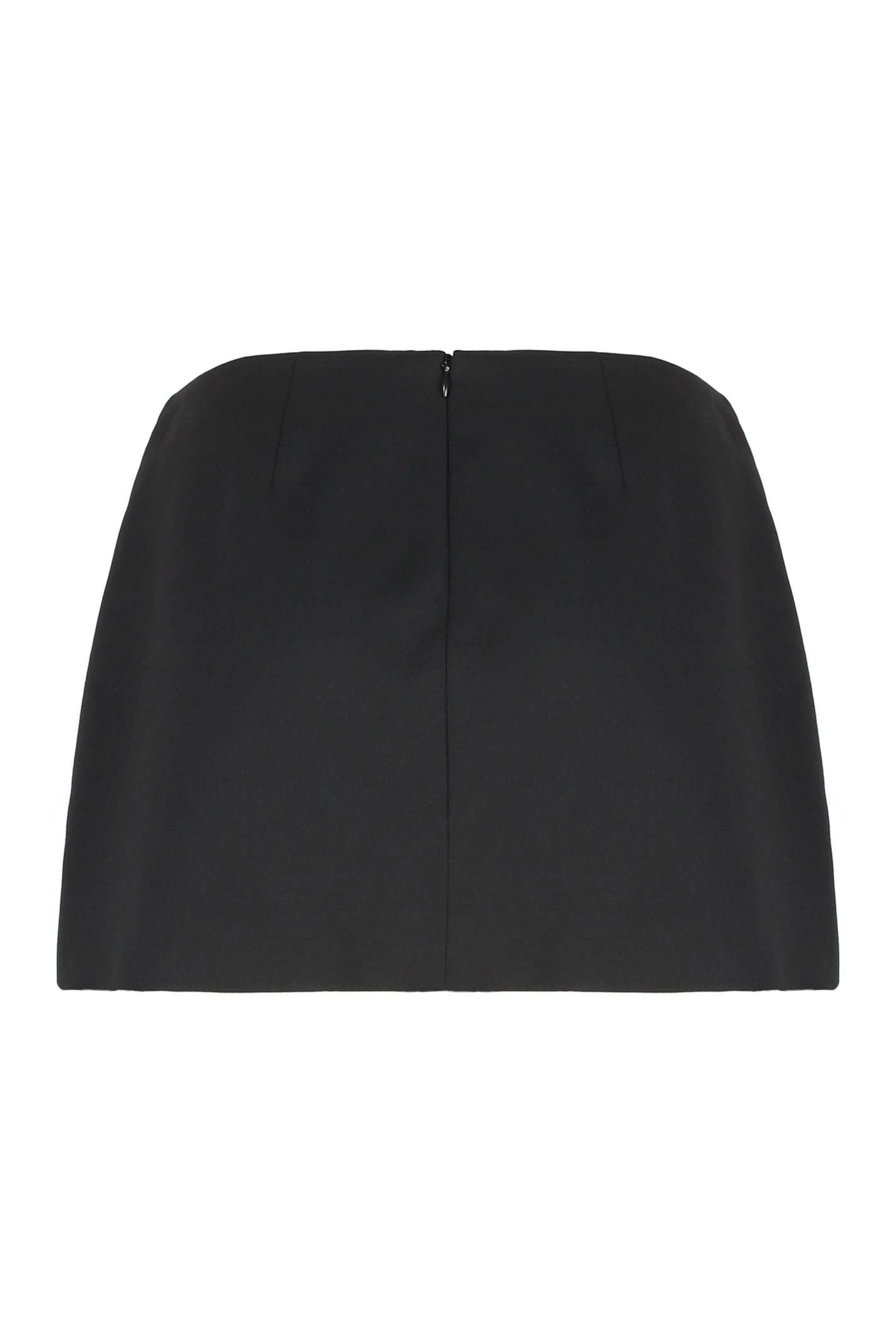 Pinko Miniskirt Memory With Crystals And Pearls In Black