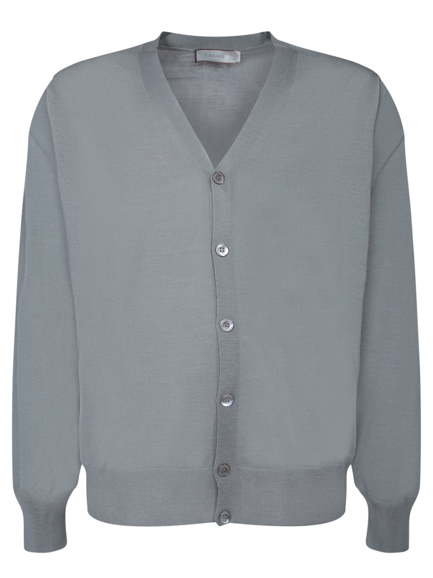 Light Grey Wool Cardigan