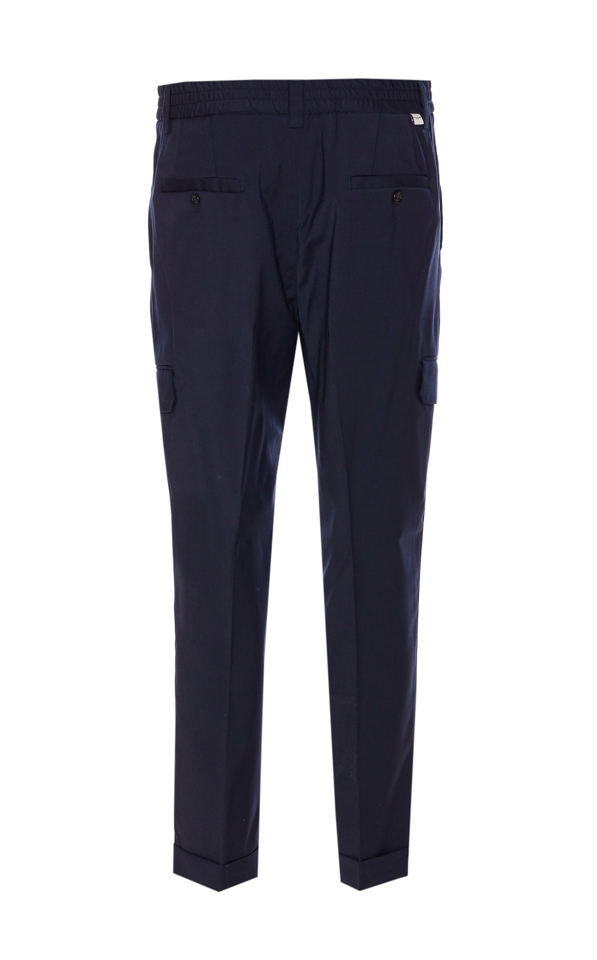 Paolo Pecora Wool-blend Trousers In Blue