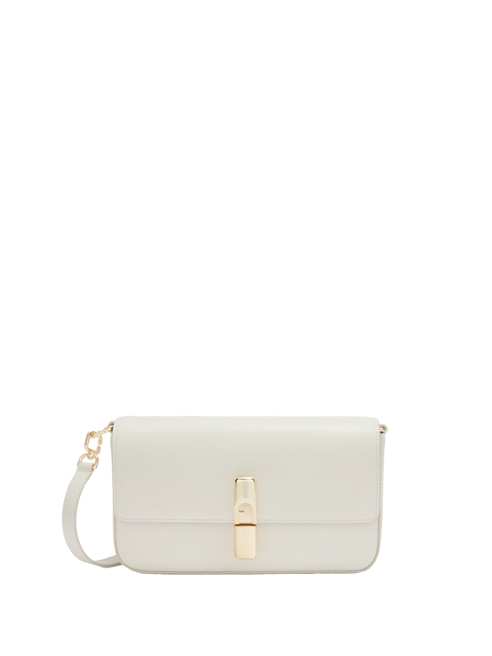 Furla Iride S Crossbody In White