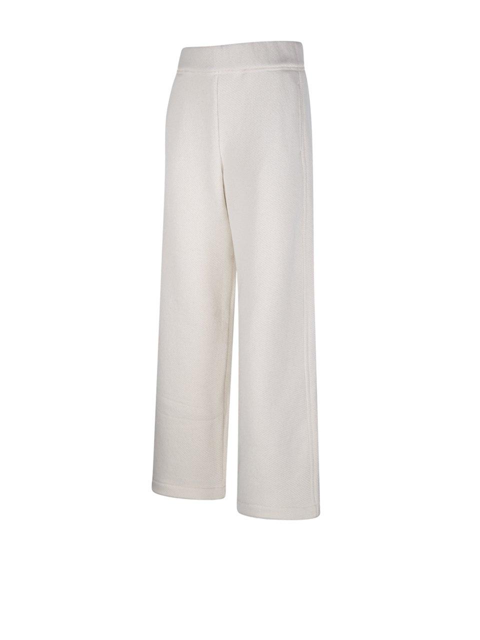 Shop Max Mara Tay Wide Leg Jogging Trousers In Cream