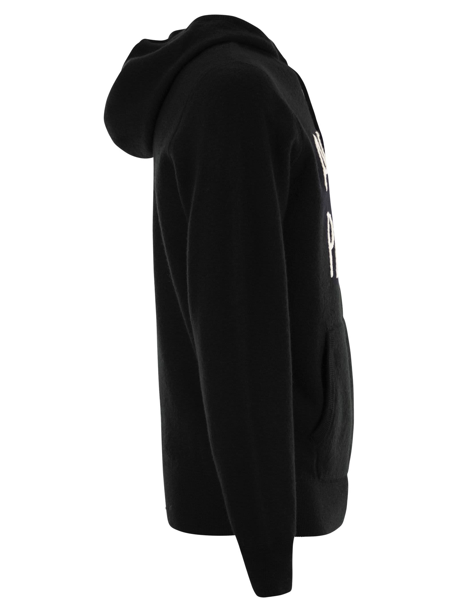 Mc2 Saint Barth Wool Jumper After Party In Black