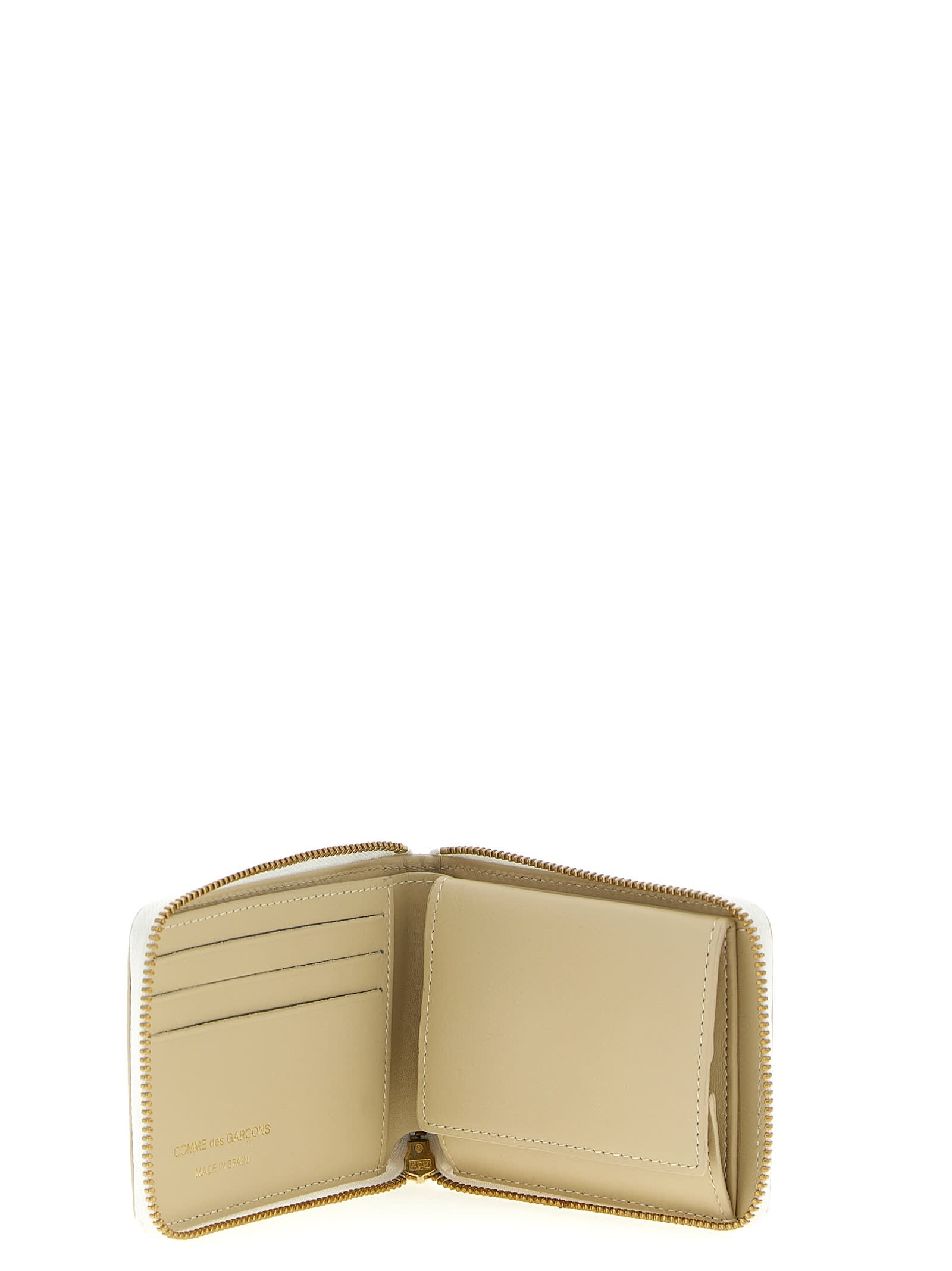 Comme Des Garçons 'arecalf - Sa7100' Wallet In Neutral