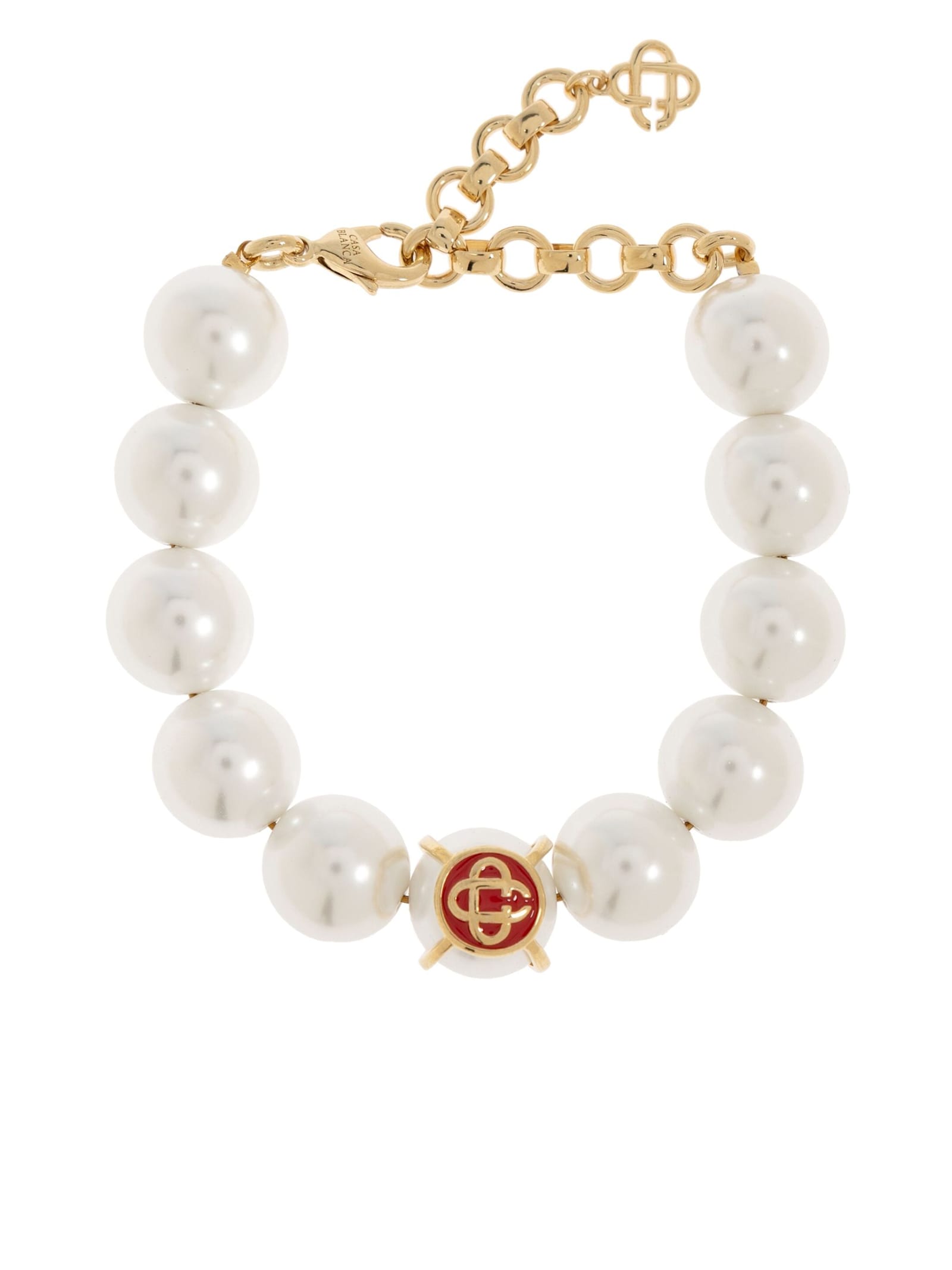 Logo Pearl Bracelet