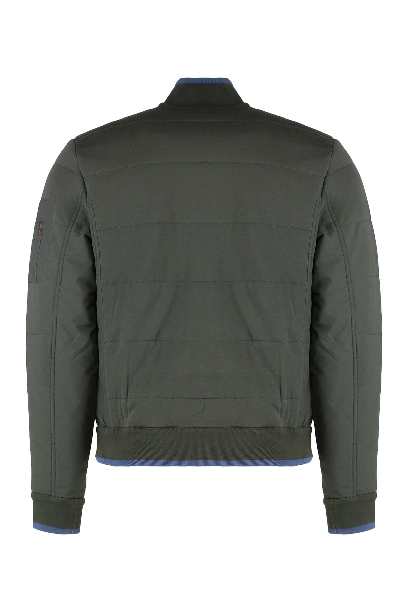 Moorer Corbin Zip-up Quilted Jacket In Green