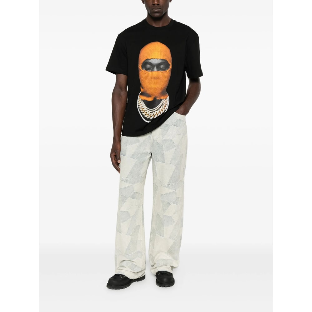 Ih Nom Uh Nit Graphic Crew Neck Short Sleeve T-shirt In Black