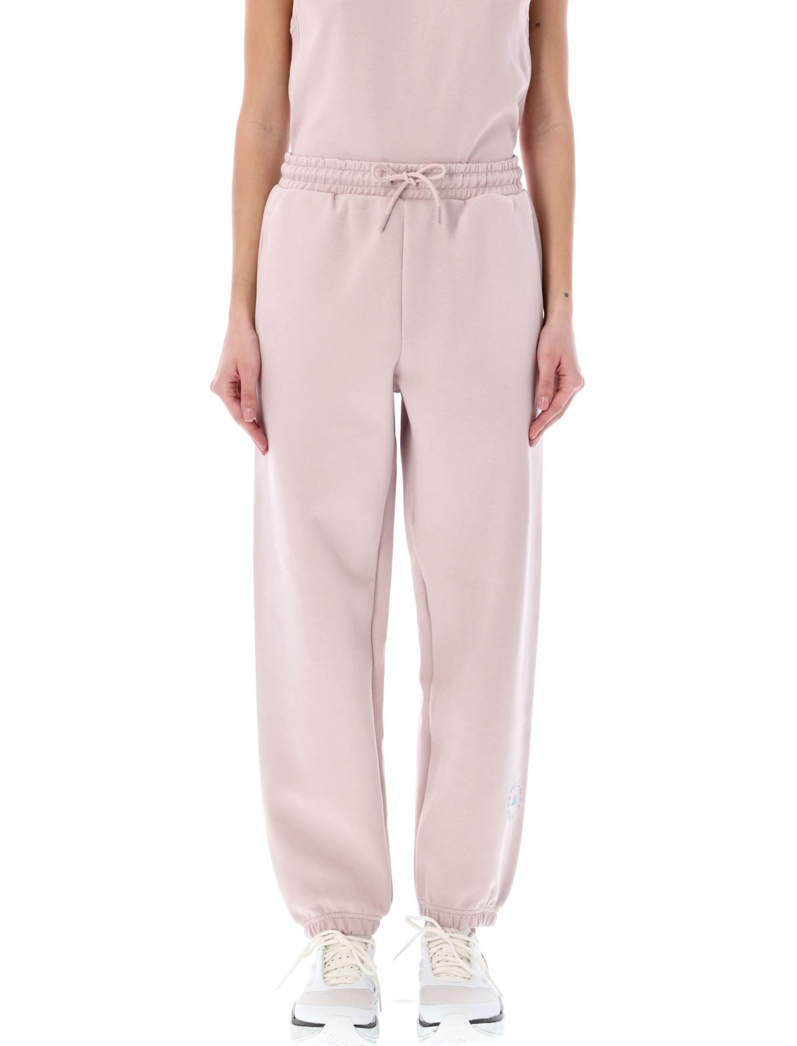 Shop Adidas By Stella Mccartney Logo Sweatpants In New Pink