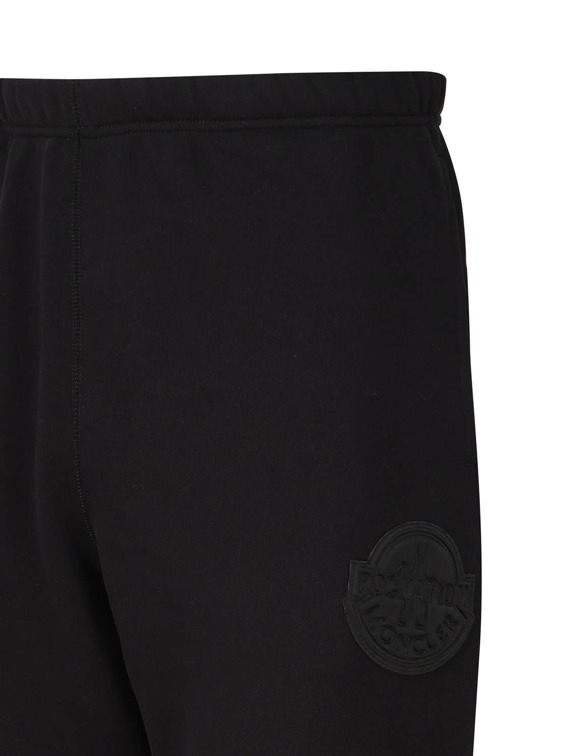 Shop Moncler Genius Pantaloni Sportivi Logati In Black