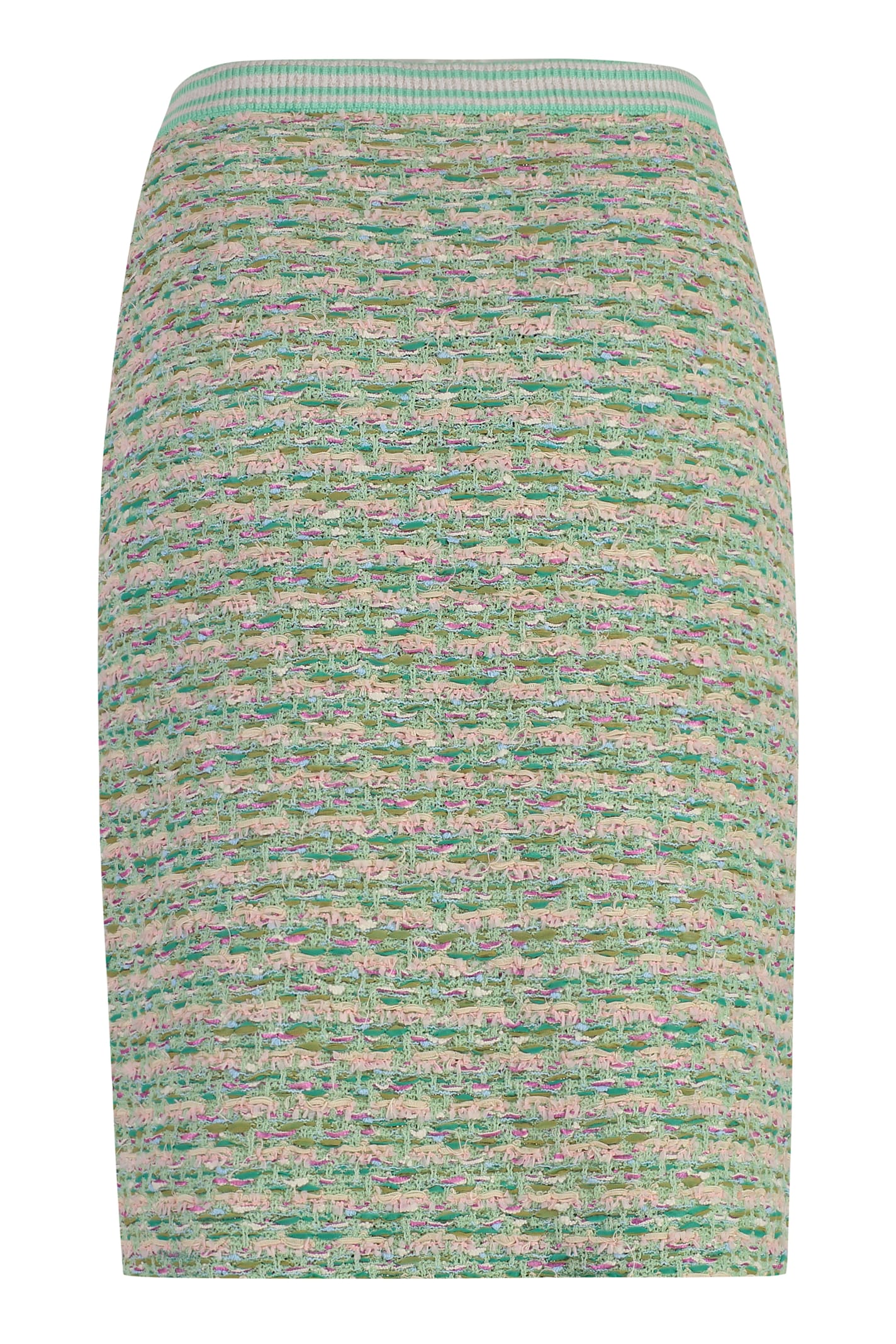 Alfieri & St.john Boucle Knit Skirt In Multicolor