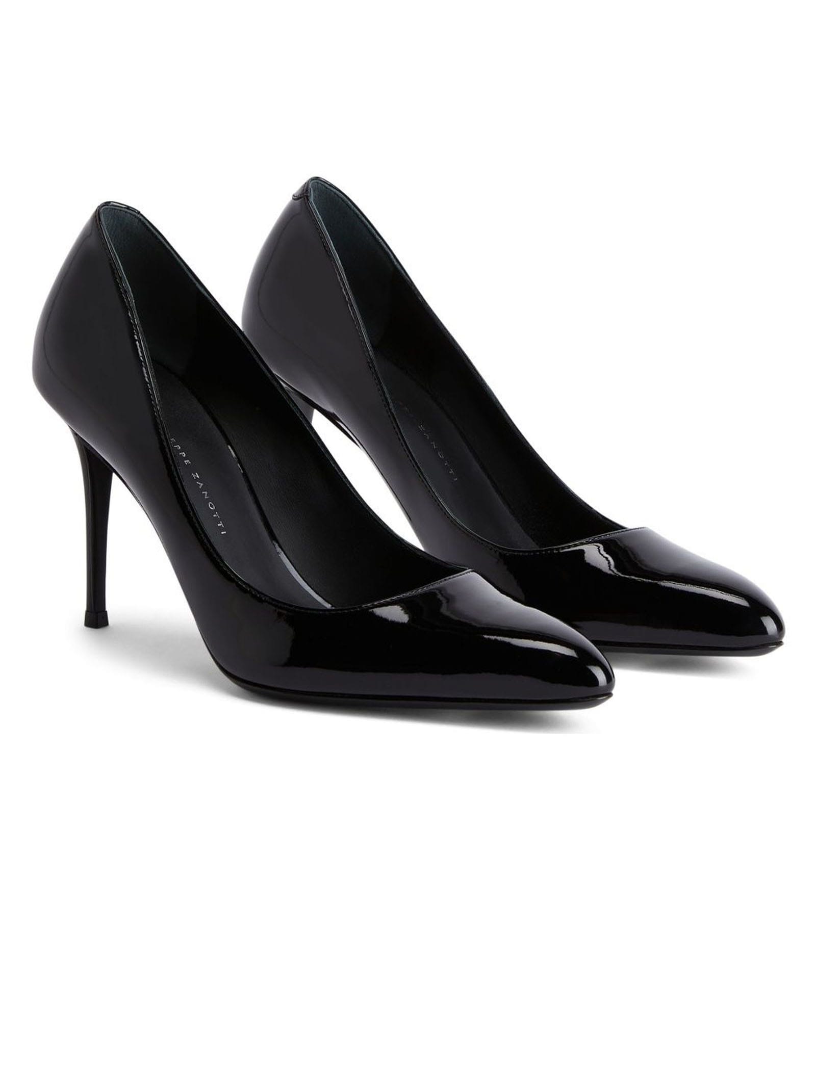 Shop Giuseppe Zanotti Black Synthetic Fabric Jakye Pumps