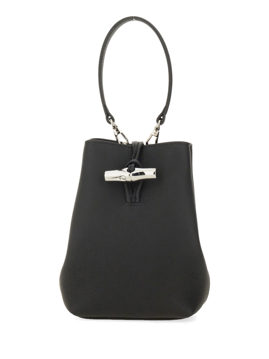 Longchamp Le Roseau" Bucket Bag In Black