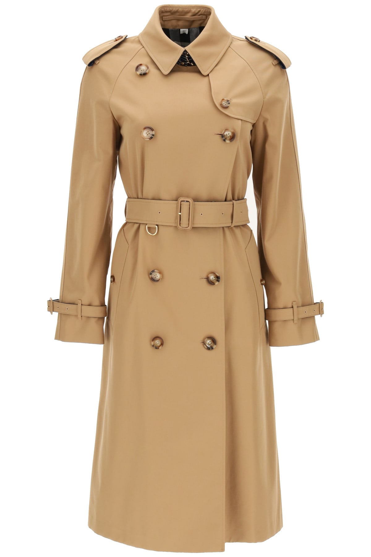 BURBERRY TRENCH COAT WITH DENIM DETAILS,11893172