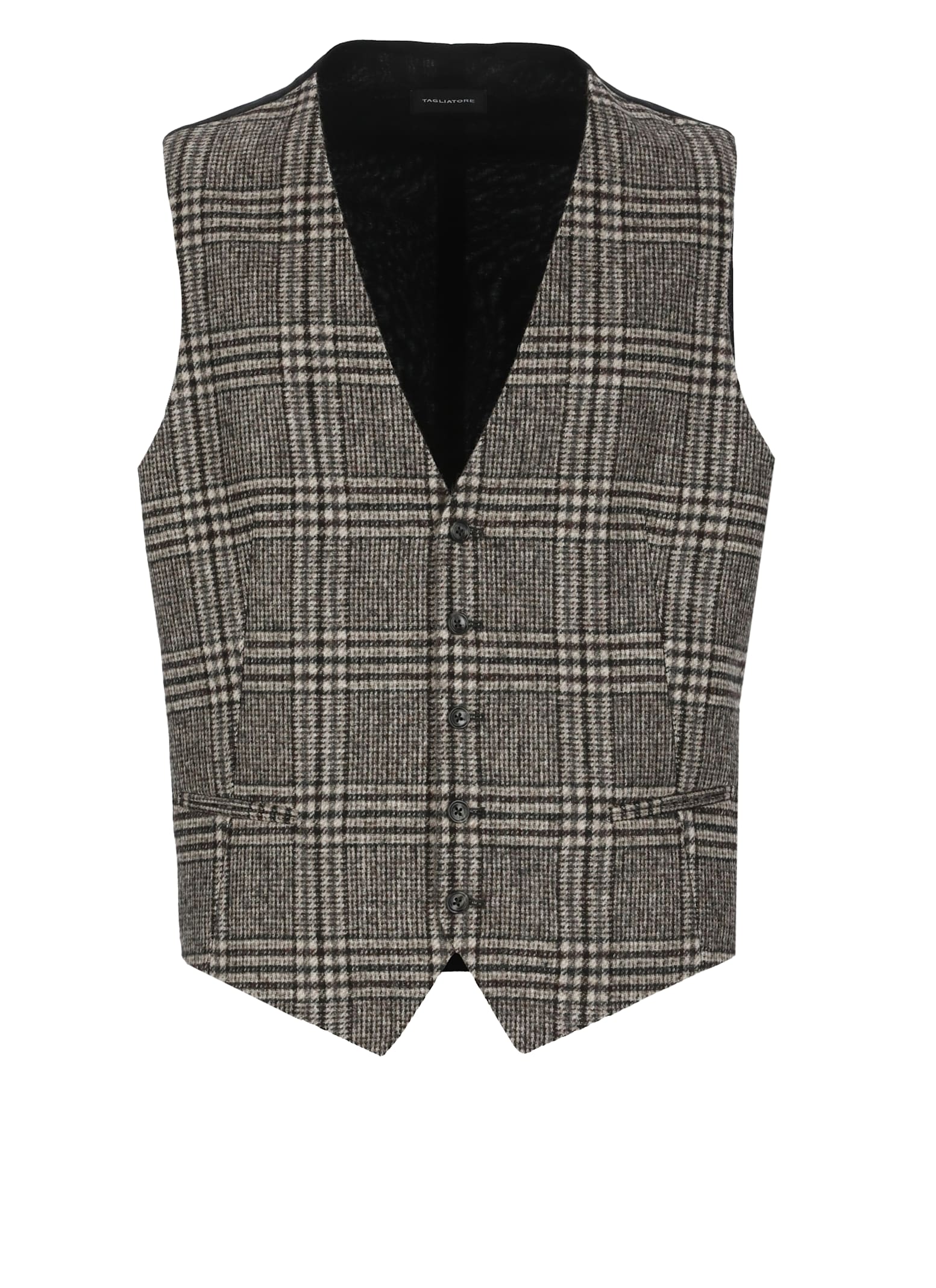 TAGLIATORE WOOL AND ALPACA GILET 