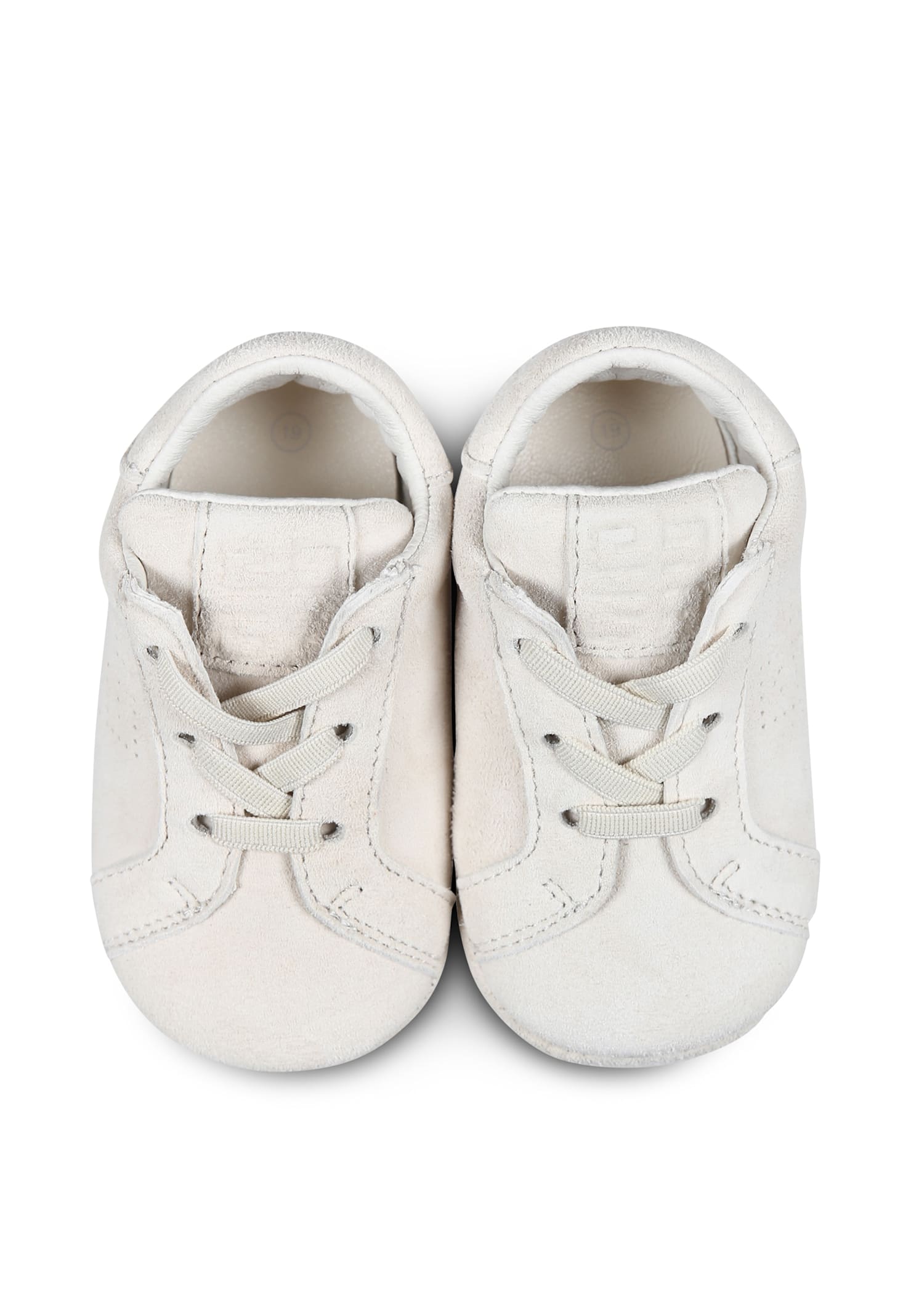 Givenchy Ivory Sneakers For Babykids With 4g Pattern In Ivory