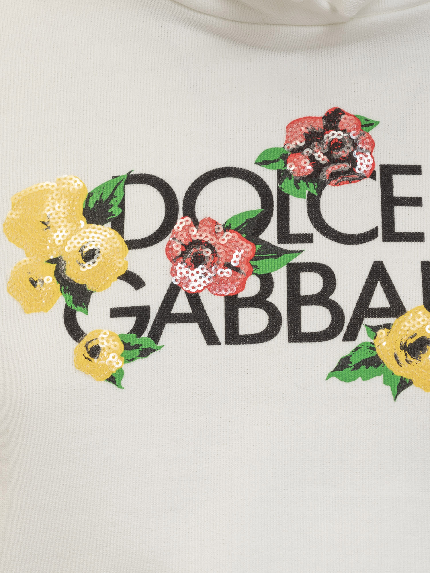 Shop Dolce & Gabbana Hoodie In Bianco