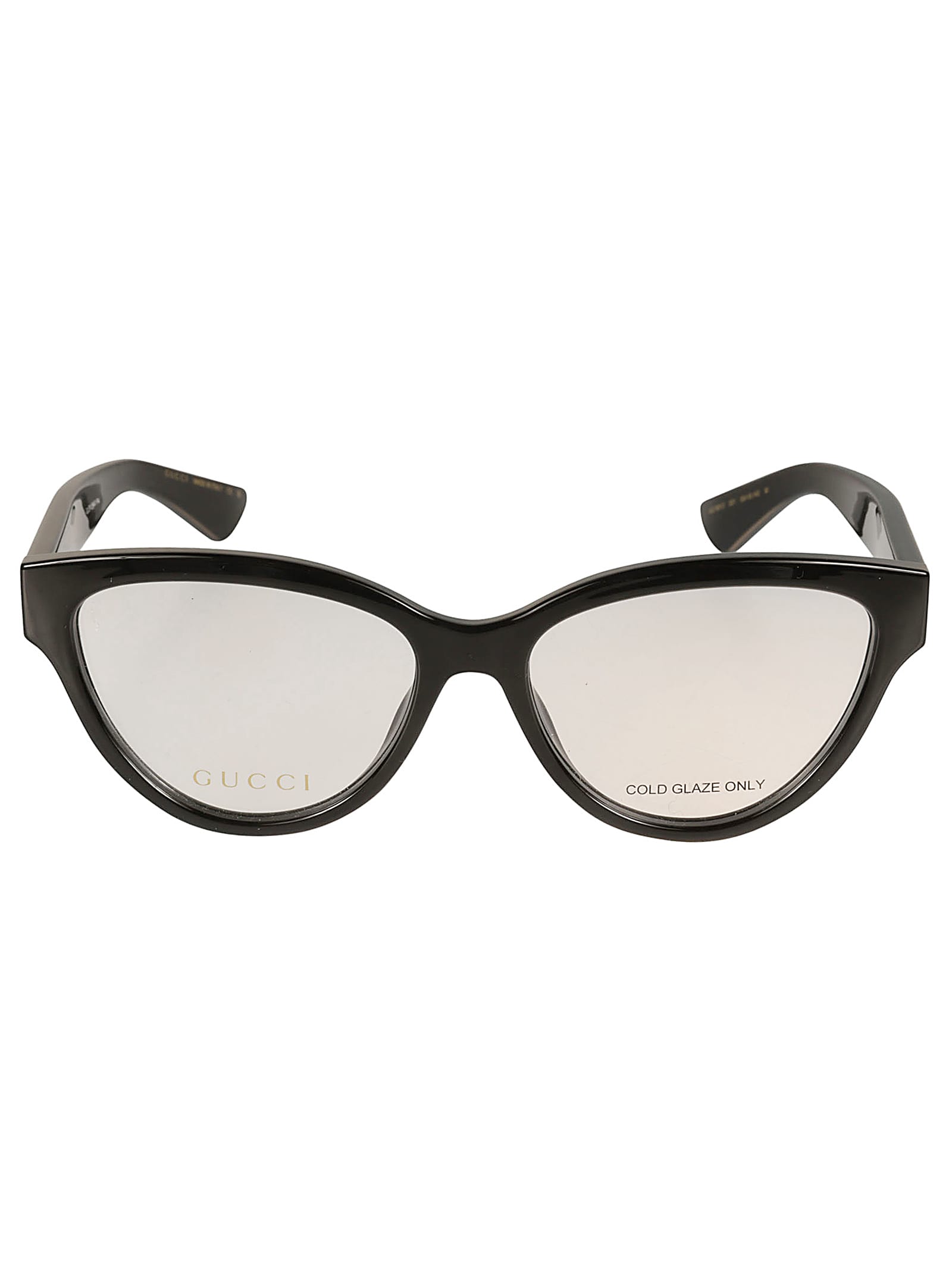 Gucci Cat-eye Logo Lens Frame In Black