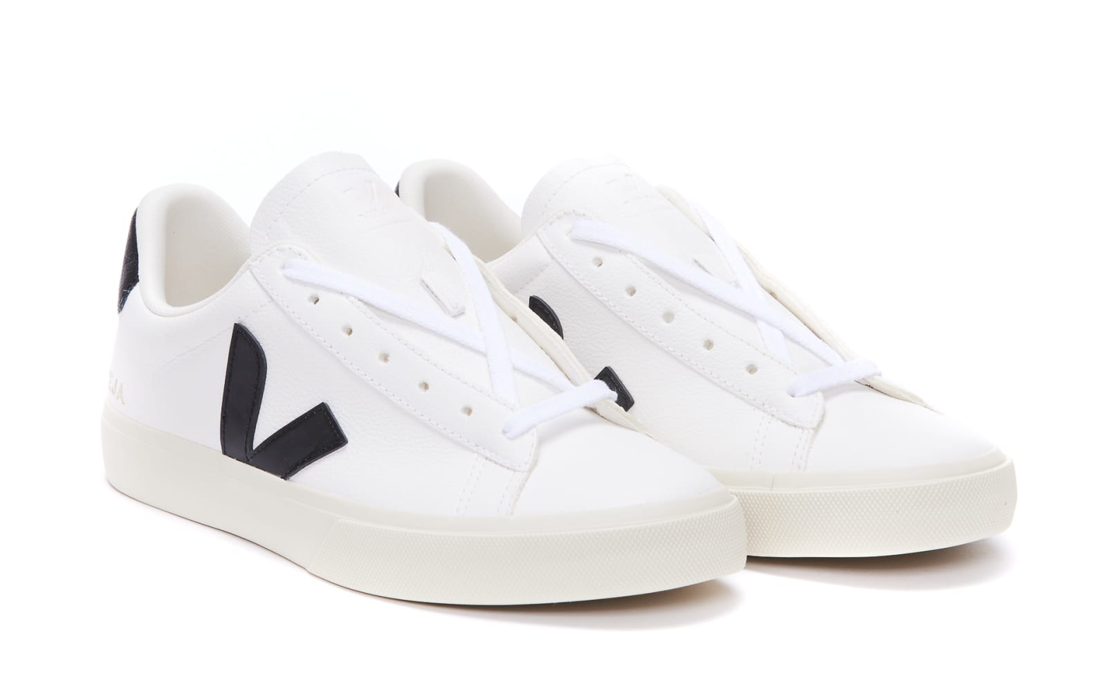 Shop Veja Campo Chromefree Sneakers In White