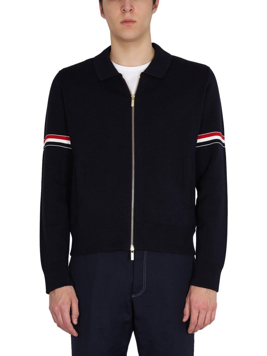 Rwb Stripe Zipped Jacket