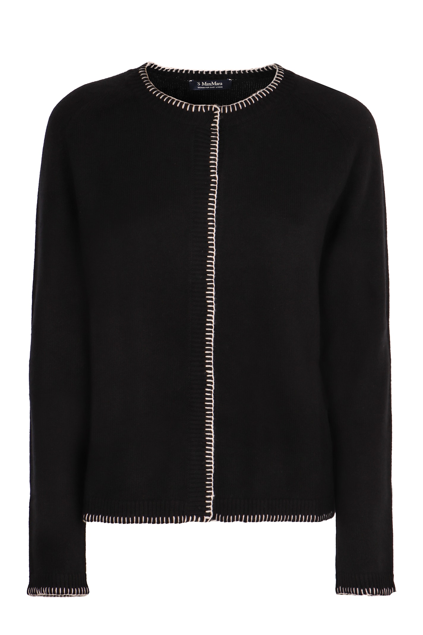 Shop 's Max Mara Dizzy Wool And Cashmere Cardigan In Black