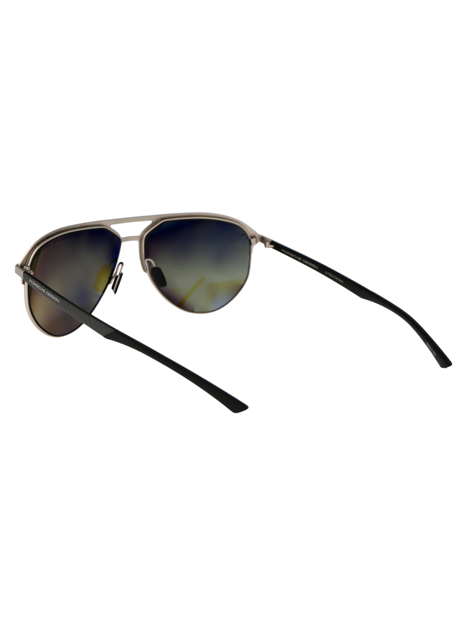 Shop Porsche Design P8965 Sunglasses In B417 Grey Black