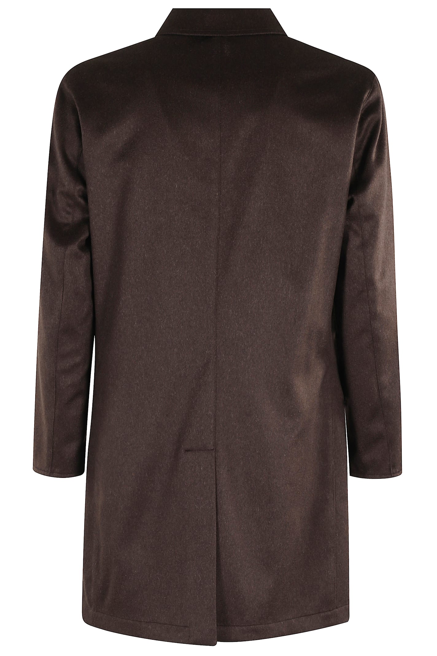 Kired Reversible Waterproof Coat With Classic Collar In Brown