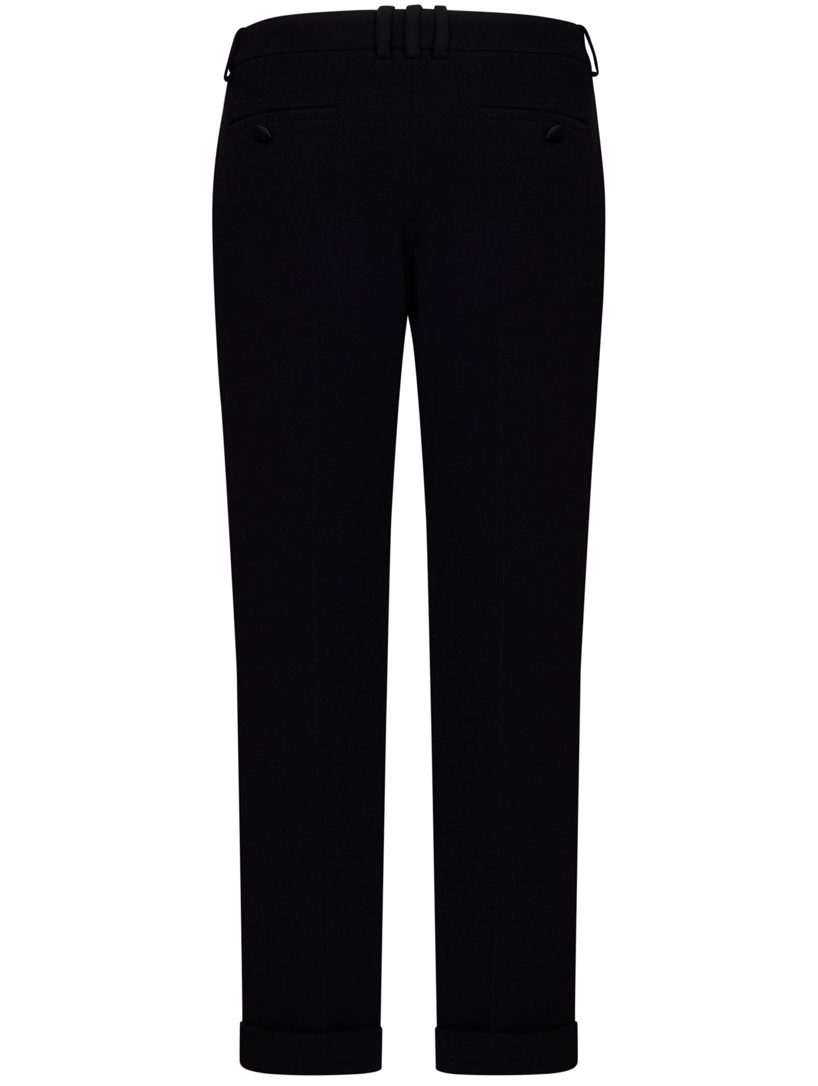 Shop Balmain Pantaloni In 0pa