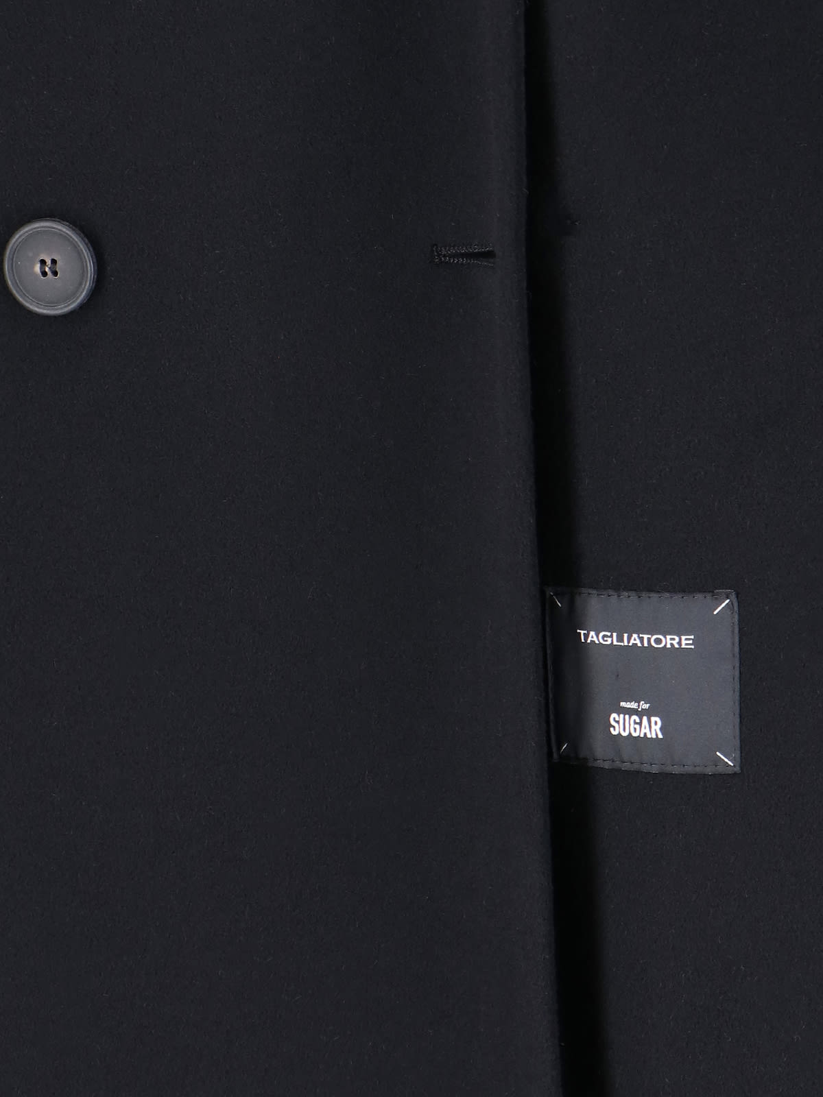 Tagliatore 'jole' Double-breasted Coat In Black