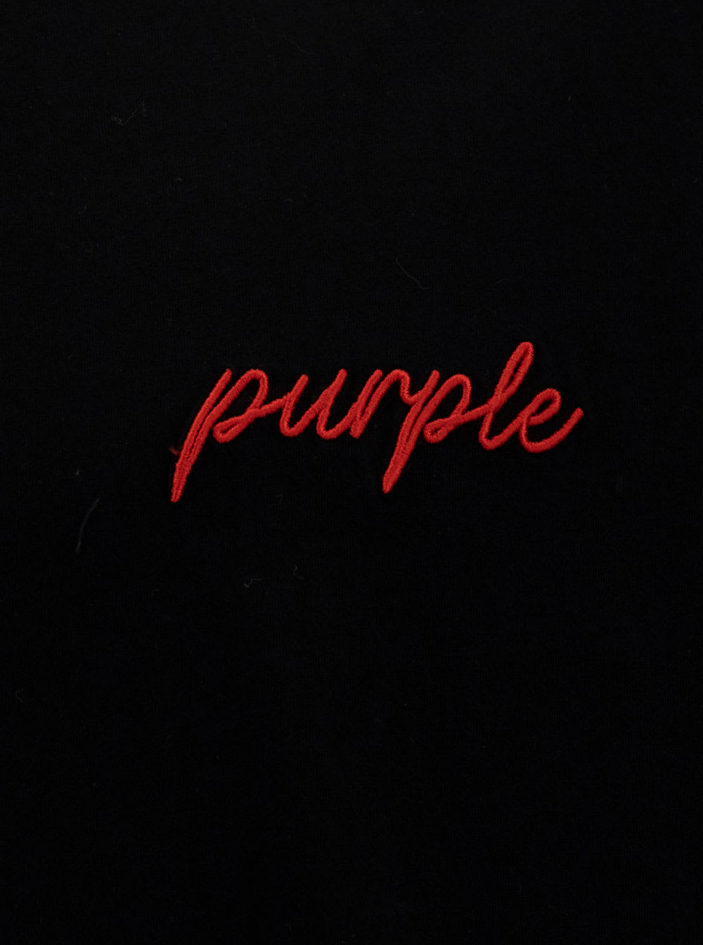 Shop Purple Brand Girocollo Logo In Black