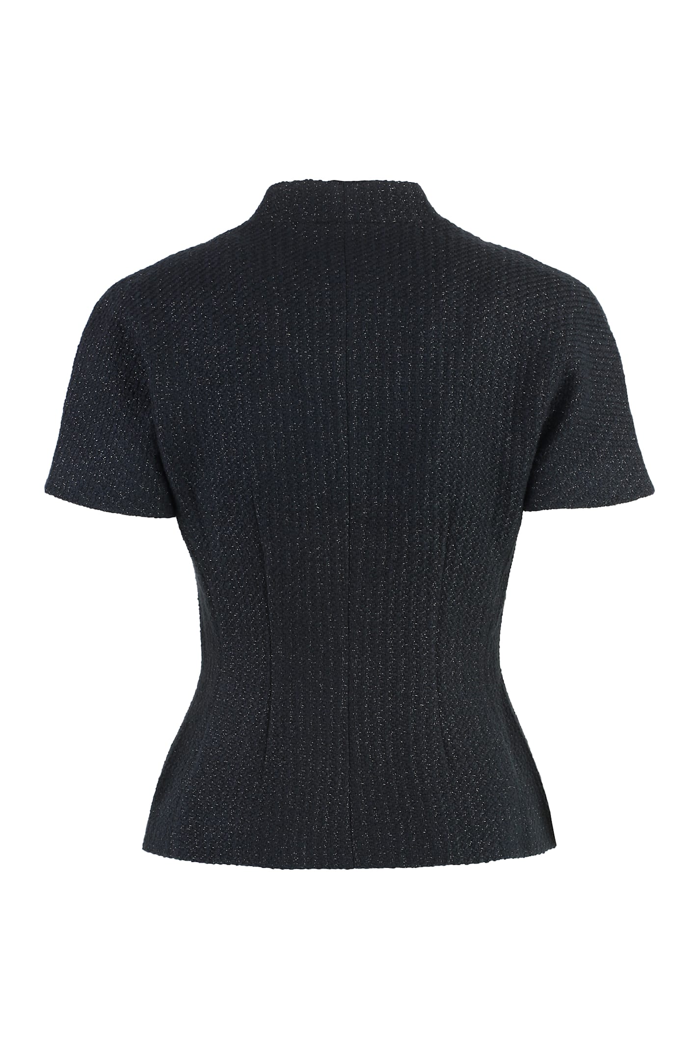 Alfieri & St.john Cotton Blouse In Black