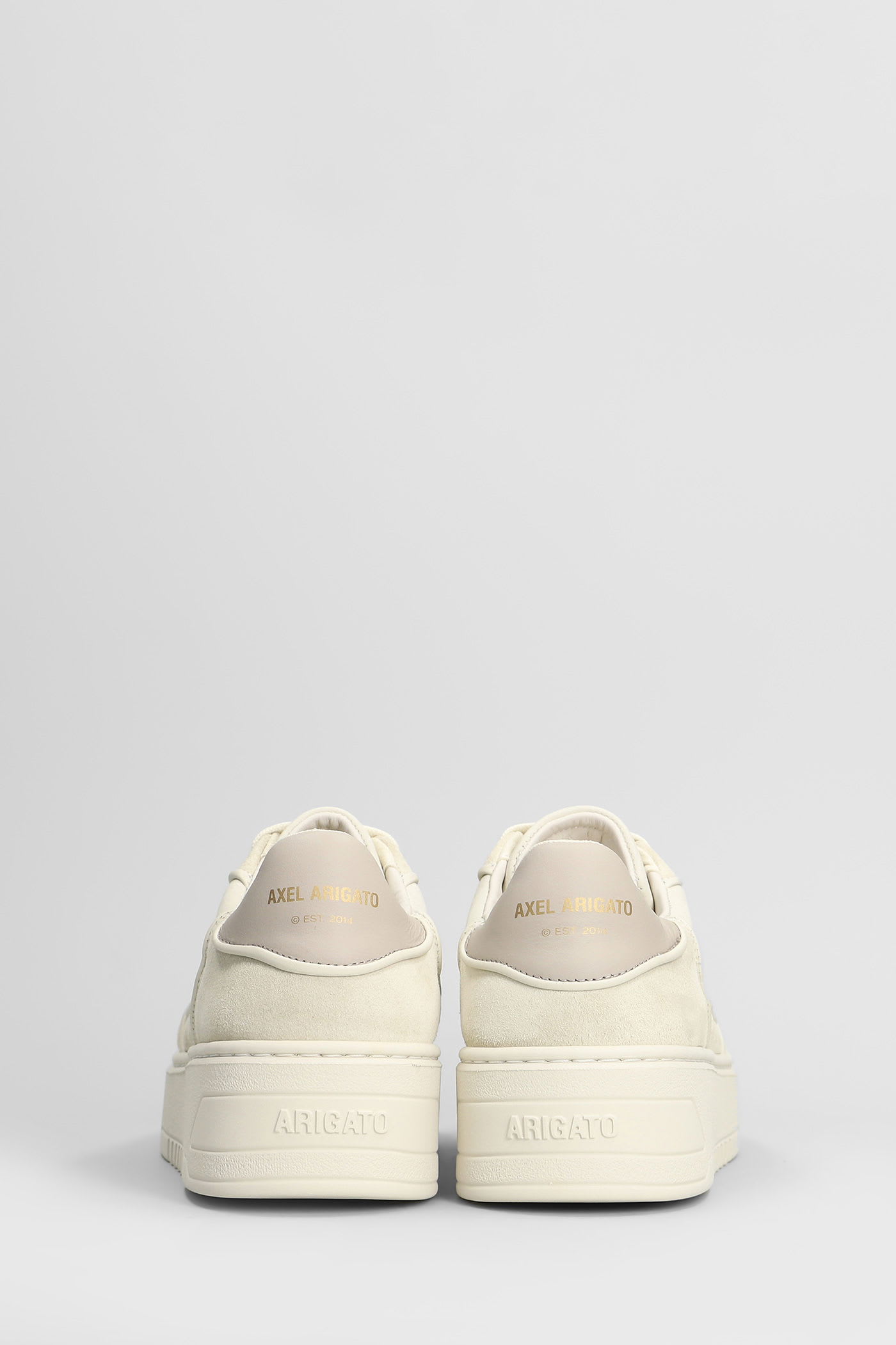 Axel Arigato Orbit Sneakers In Beige Suede And Fabric In Sand