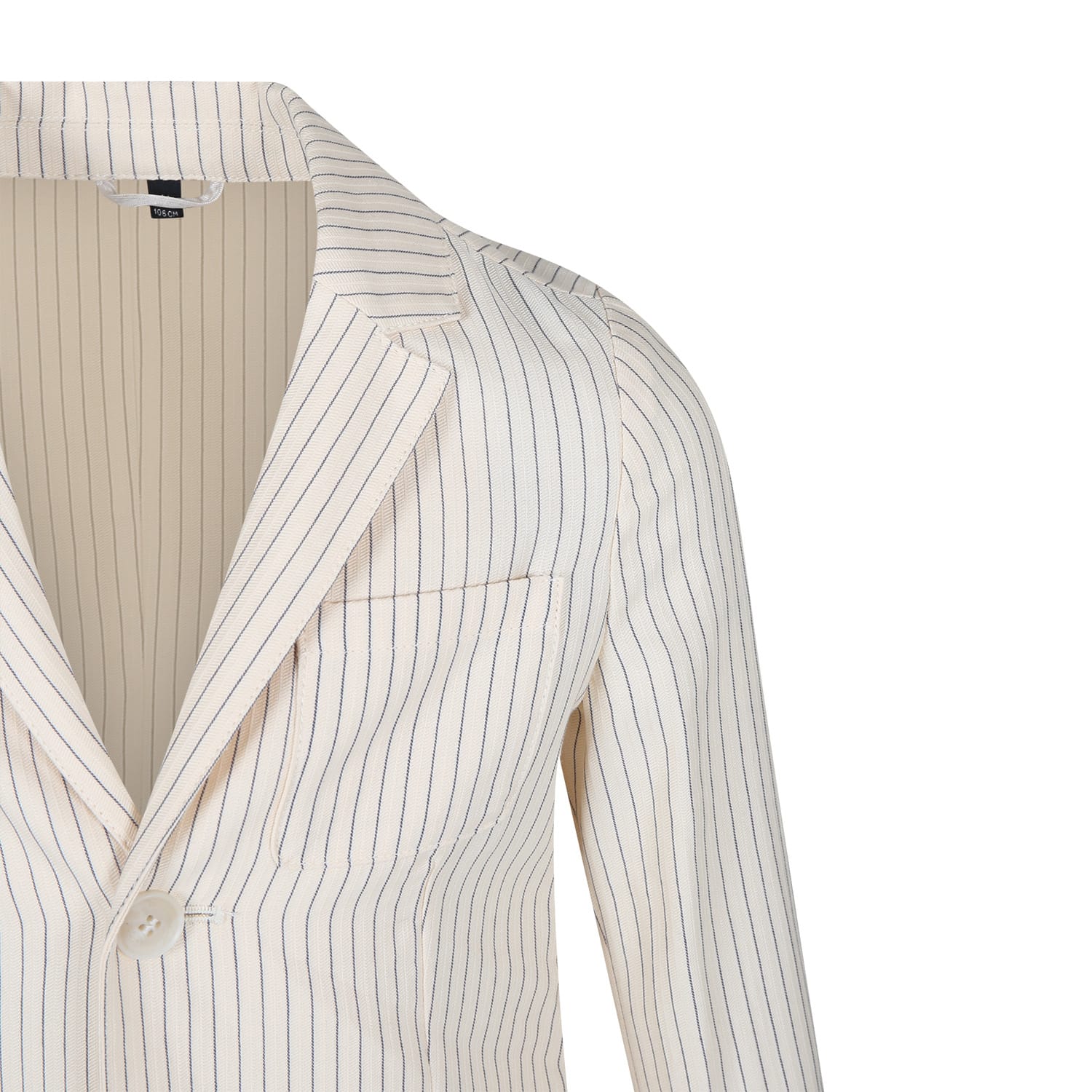 Armani Collezioni Ivory Jacket For Boy With Logo In Ivory