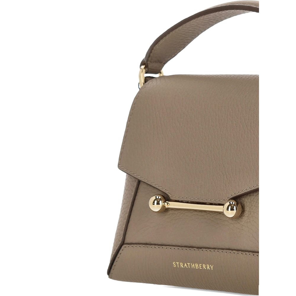 Strathberry Bags Brown In Gray