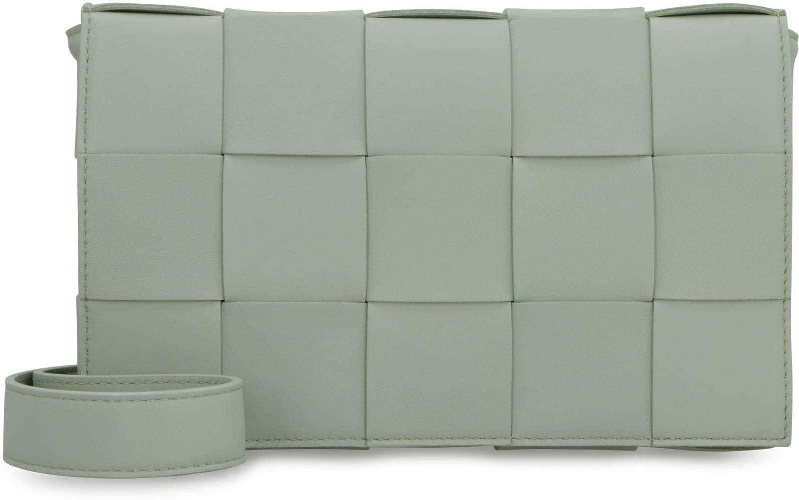 Bottega Veneta Cassette Shoulder-bag In Green