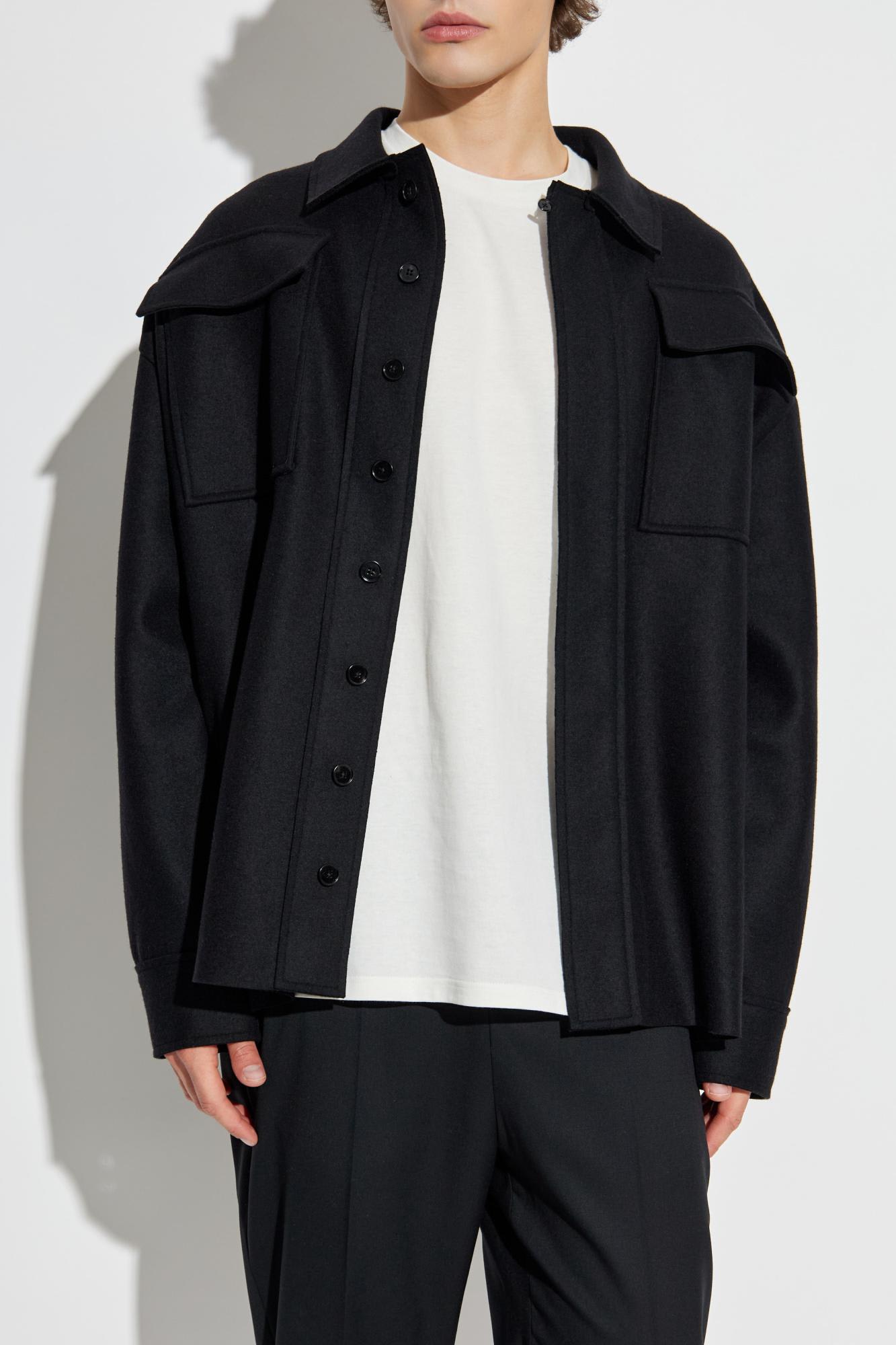 Jil Sander Denim Cotton Shirt In Black