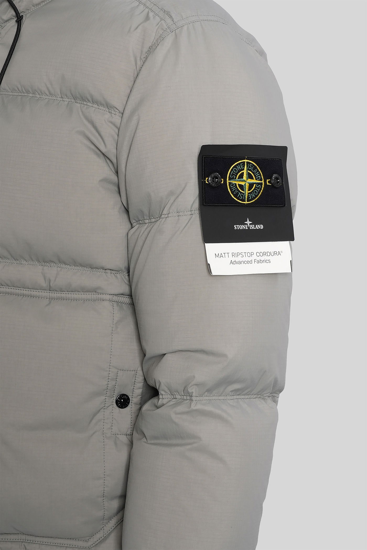 Stone Island Puffer In Grey Polyamide In Gray