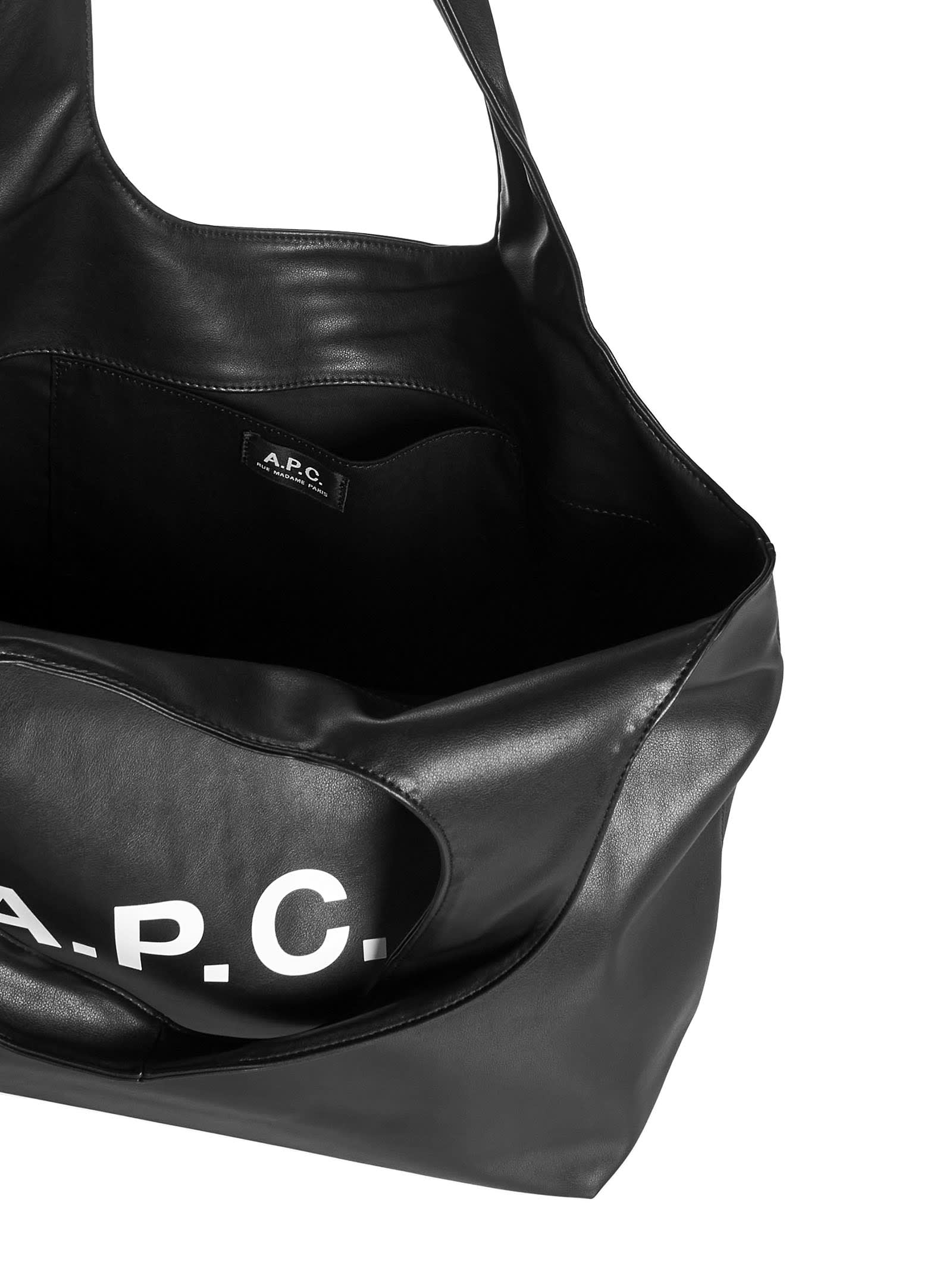 Apc Small Ninon Tote Bag In Black