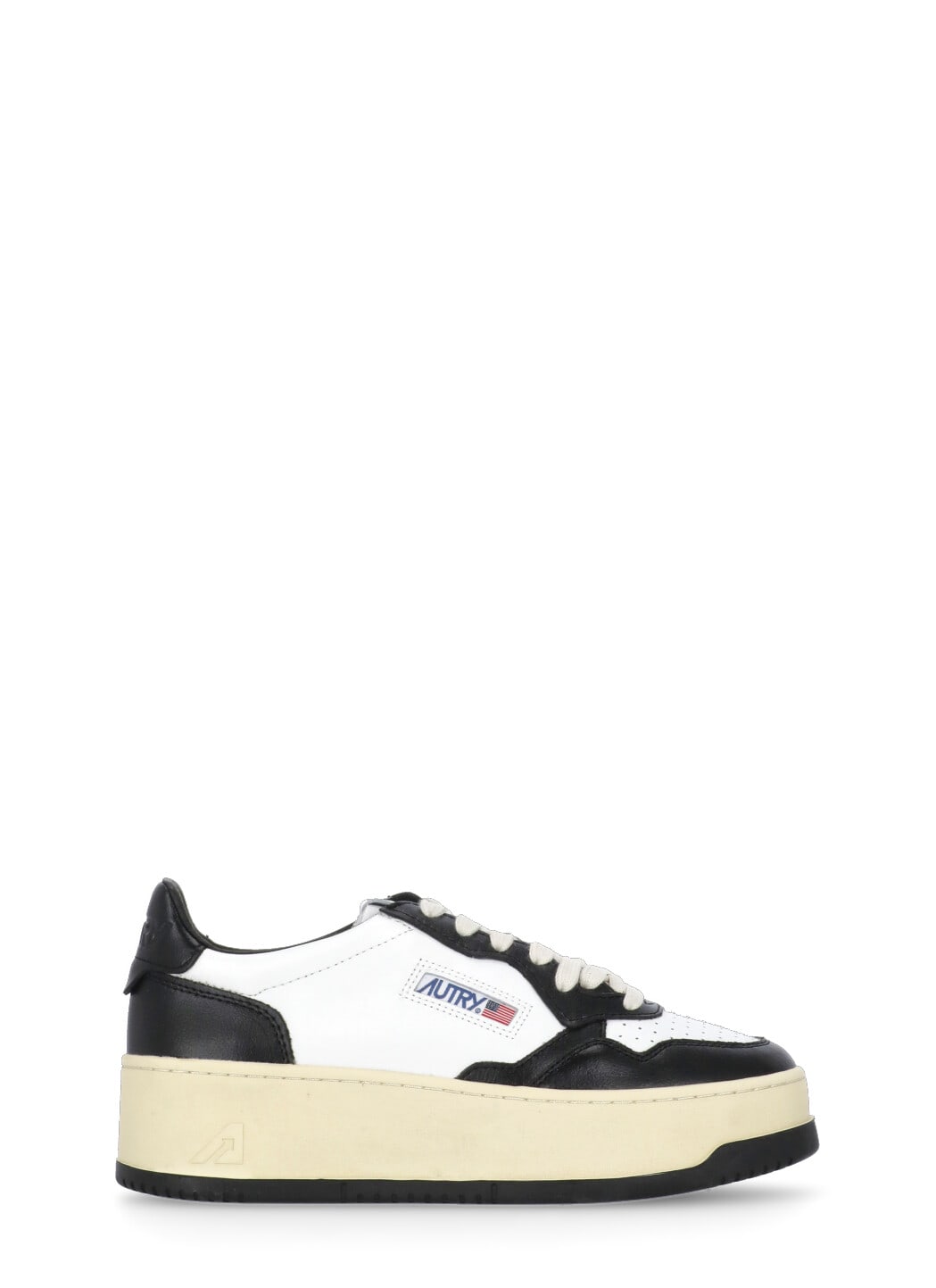 Shop Autry Platform Low Sneakers In Black