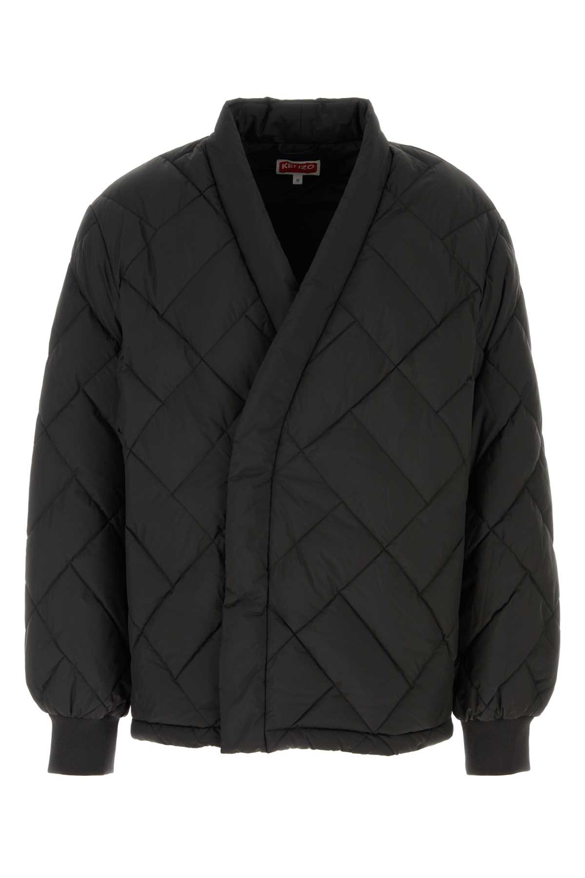 Black Polyester Down Jacket